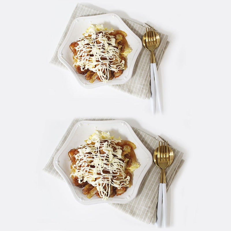 GARASANI 5 Hole Sauce Squeeze Bottle Ketchup Mayonnaise Dispenser with Leak Proof Clear Cover Cap (12oz - 350ml) - Image 4